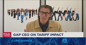 Gap CEO Richard Dickson goes one-on-one with Jim Cramer following earnings