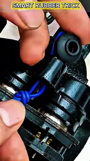 Smart Trick to Pull a Rubber Grommet Through a Hole Using a Wire.