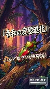 ニジイロクワガタ「令和の変態進化」編 #ニジイロクワガタ #クワガタ飼育 #ピカール血統 #昆虫ブリード #色虫 #stagbeetle #生き物 #宝石 #ラジオ #Shorts #ai