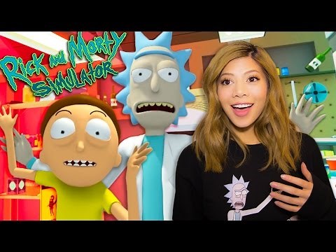 I GOT TO PLUNGE RICK'S TOILET! - Rick and Morty in Virtual Rick-ality