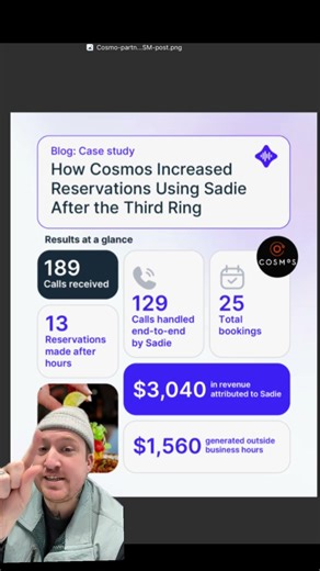 Restuarant implemented voice ai after the third ring