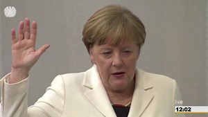 Angela Merkel sworn in as German chancellor for fourth term