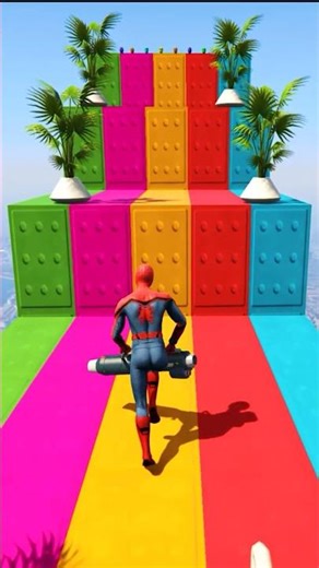 GTA 5 Ragdoll Spiderman Jumping Into Pool (Euphoria Physics/Ragdolls) #43 #gta5