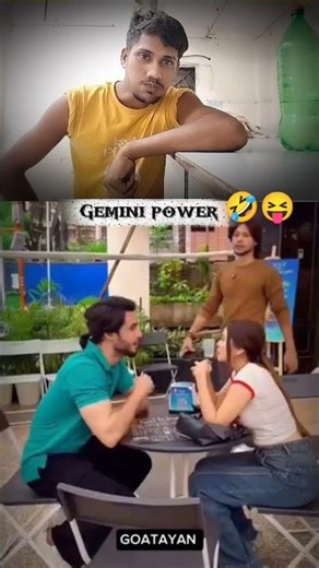 gemini से बदला 😝🤣 #funny #comedy #youtubeshorts #trending #viral