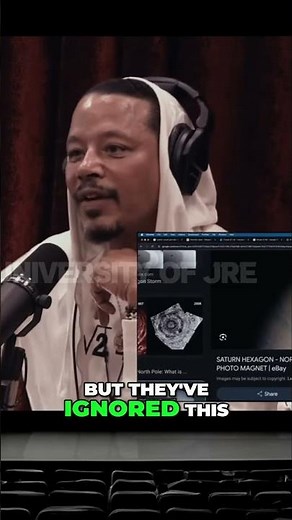 Terrence Howard Reveals Saturn's Mysterious Hexagon on Joe Rogan #joerogan #TerrenceHoward #science