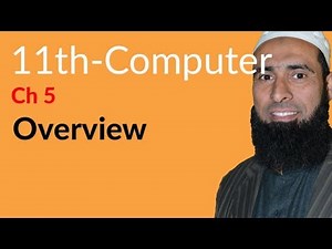 ICS Computer part 1, Ch 5 - Overview About the CPU - 11th Class Computer