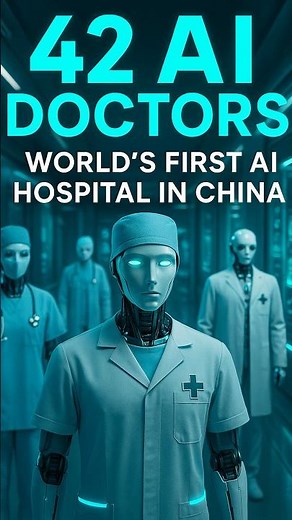 World’s First AI Hospital in China with 42 AI Doctors | Future of Healthcare Is Here #ai #shorts