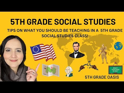 SOCIAL STUDIES 5TH GRADE/ WHAT YOU SHOULD TEACH IN SOCIAL STUDIES 5th GRADE #socialstudies #history