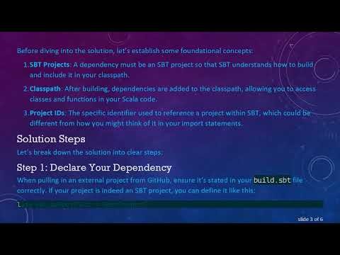 How to Import Unmanaged Dependencies into Your Scala Code Using SBT