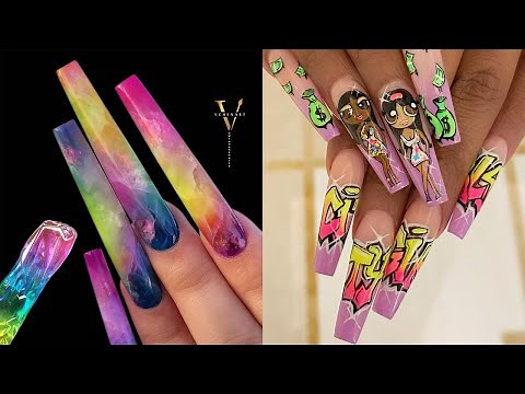 #107✨Amazingly Beautiful Acrylic Nail Art Designs Compilation 💅