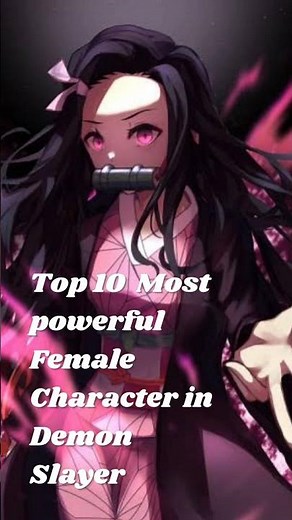 Top 10 Strongest Female Character in Demon Slayer#demonslayer