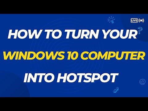 How To Turn On Hotspot In Windows Laptop/PC - IN 1 MINUTE