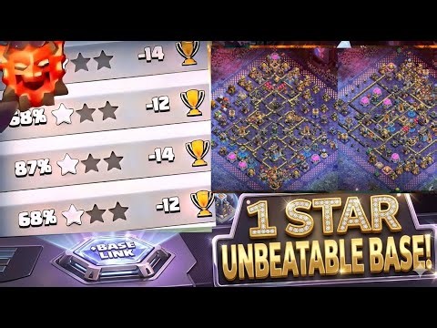 Top 2 TOXIC TH18 1 Star Machine Base Got Me Many 1 STAR !Best Legend War Rank Mode Base#coc