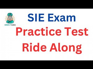 SIE Exam Ride Along - Shared Screen TestGeek Explicated Practice Test