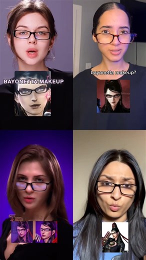 Bayonetta Make-up Transition 🤯🔥 #trending #makeup #transition #shorts #viral