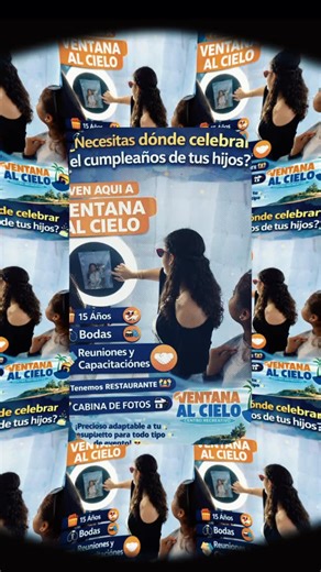 “Ventana al Cielo” Centro Recreativo on Instagram: "🎊 ¿Buscas el lugar perfecto para celebrar el cumpleaños de tus hijos? 🎂👧🧒 ¡Ven a Ventana al Cielo 🌤️ y vive momentos inolvidables! ✨ Contamos con los mejores precios del mercado 💰✅ Ideal para: 🎈 Cumpleaños infantiles 👑 Celebraciones de 15 años 💍 Bodas 🏢 Reuniones empresariales y capacitaciones 🤝 Dinámicas y eventos especiales 🍽️ Además, tenemos servicio de RESTAURANTE con un menú amplio y delicioso 😋 ¡Incluso preparamos la comida q