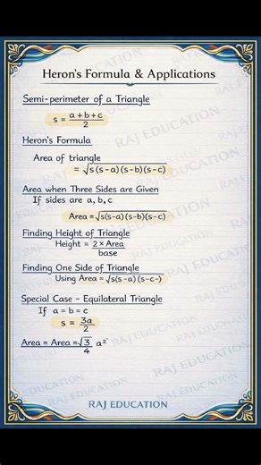 heron's formula class 9th#UP board #CBSE#NCERT
