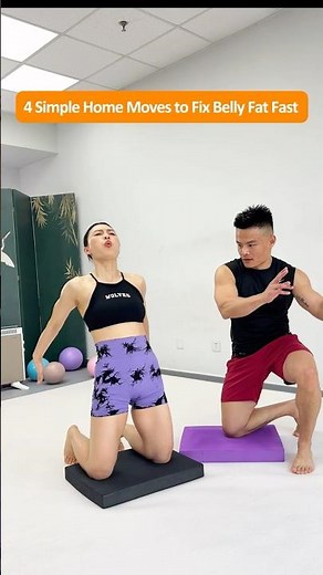 4 simple home moves to burn belly fat and flatten your stomach fast