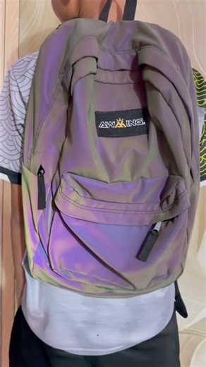 It's really cool like this, it can change color and light up🔥#awaking #backpack #lightingbag #men...