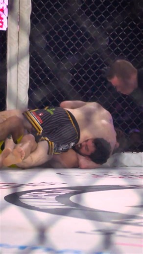 Lucas Seibert secures Round 1 guillotine submission 💪🏼wins interim bantamweight title 🏆 | CFFC 153