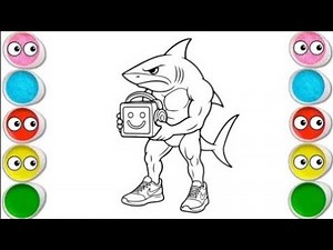 How to Draw Tralalero Tralala | Tralalero Tralala | Italian Brainrot Animal