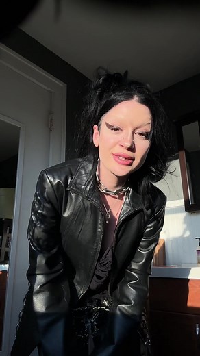Let’s encourage people to DIY, thrift, shop small and upcycle! #gothtok #gothfashion