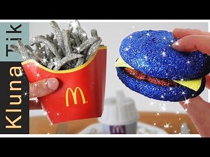 McDonald's GLITTER menu!!! (special edition with edible gold & silver glitters)