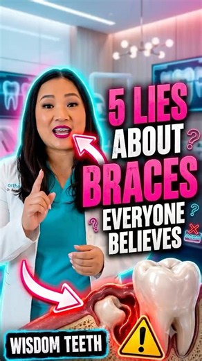 5 BRACES Myths vs Reality (SHOCKING DIFFERENCE) #braces #orthodontist