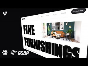 React Portfolio Project: GSAP Scroll Animation & Modern Design (React & Tailwind CSS