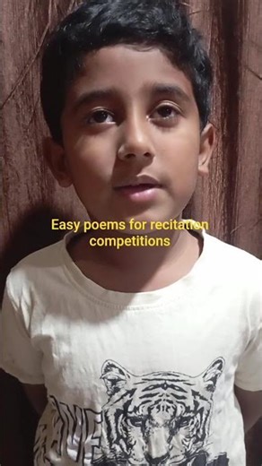 Best english poem for recitation | Raindrops 1st class kids winning School #readingaloud #rainpoem
