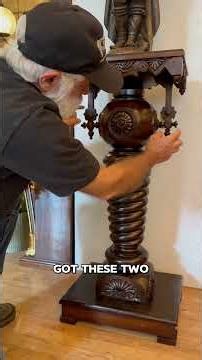 This Victorian pedestal stands on its own!