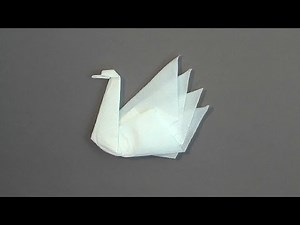 Origami Napkin Folding Swan
