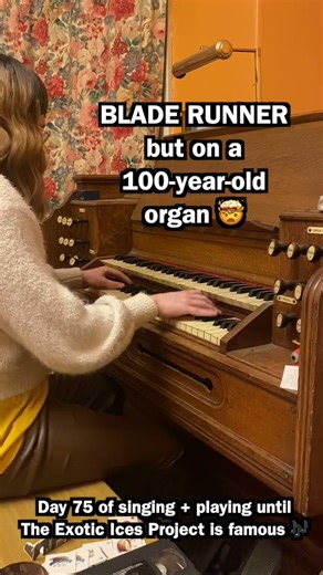 Blade Runner Theme on a 100-Year-Old Reed Organ 🤯 | Day 75