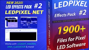 Pixel LED Effects Pack #2 - NEW 2025! - Over 1900  Animations for Pixel LED AVI