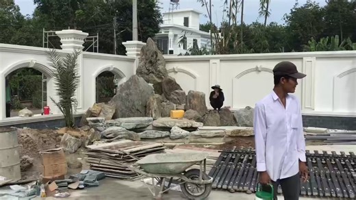 Thiết kế xây dựng từ A -> đến Á, từ nhà cửa đến sân vườn, xem phong thủy - trấn ỉm âm khí. #phongthuysanvuon #nhà_đẹp #design #hồcákoi #bdsbinhduong