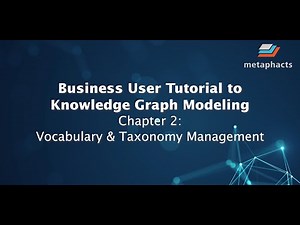 Chapter 2: Vocabulary & Taxonomy Management - Part 1 | Semantic Knowledge Modeling | metaphactory