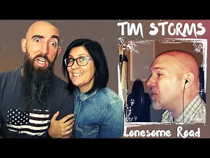 Tim Storms - Man With WORLD'S LOWEST VOICE Sings "Lonesome Road" (REACTION) with my wife