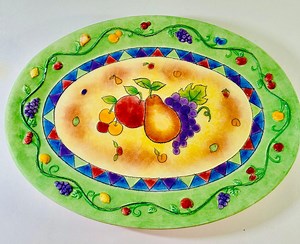 Sango Sangria Oval Serving Platter –dinnerware – Stylish Tabletop Server – Multi-use Platter - Etsy Canada