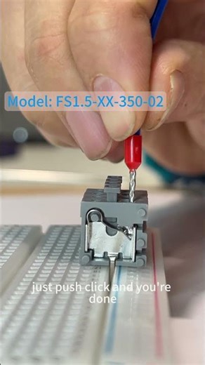 Screwless terminal block—wiring made easy! #terminalblock #pcbcontrol #springterminalblock