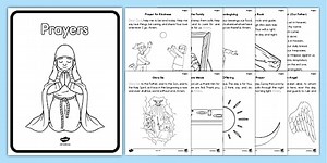 Printable Prayer Booklet for Young Children