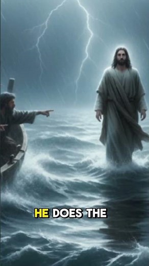 Peter Walking on Water | Faith in Jesus Miracle | Matthew 14:22–33 | Bible Story