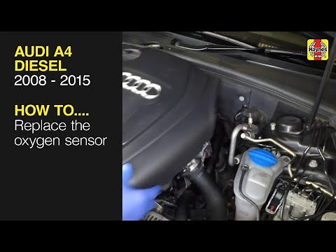 How to replace the oxygen sensor on the Audi A4 2011 to 2016