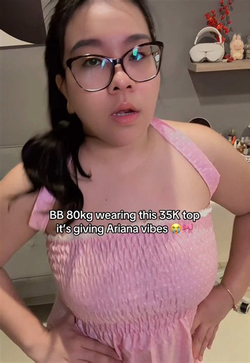 Halter Top Styling for 80kg Bust 113cm — Ariana Grande Vibe