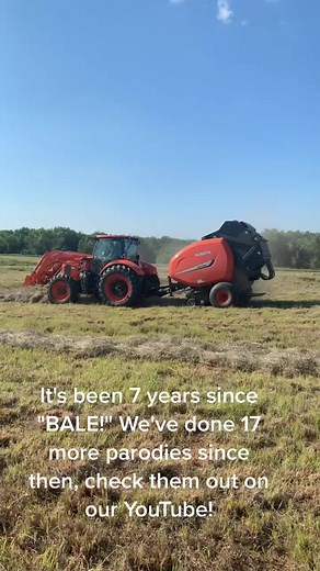BALE! #petersonfarmbros #farming #parody #sail #bale #hay #farm #farmer