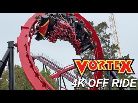 Vortex **NEW PAINT JOB** (4K OFF Ride POV)- Carowinds, Charlotte, NC