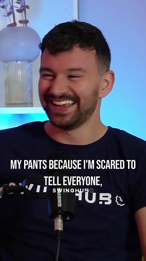 Gage reveals how scared he was when announcing that he was delaying the release date of SwingHub! #podcastlife #lifestyle #podcast #swinghub