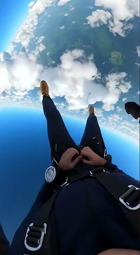 POV: Skydiving Jump 😱 | Plane Exit 10,000ft (4K GoPro) #Shorts #POV #Skydiving