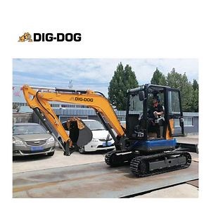 [Hot Item] Wholesale Mini Digger Earth-Moving with Kubota Engine Enclosed Cabin Crawler Excavator