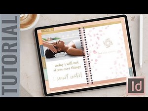 Indesign Tutorial: How To Edit The Digital Mental Wellness Planner for Goodnotes