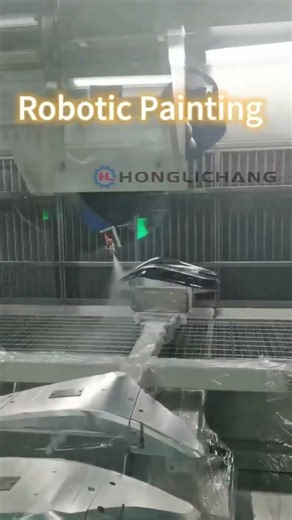 Automatic Headlamp Coating Line#automaticchannel#automobile#manufacturing#pintura #factory#robotics